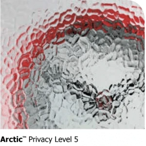 Arctic privacy utilizing glass types.