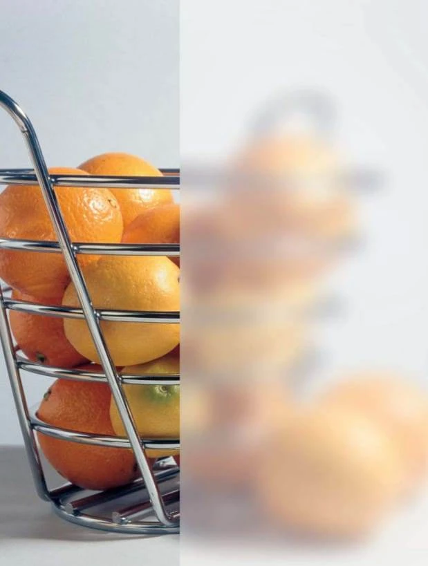 A basket full of glass types for doors.